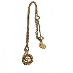 Authentic Christian Dior Gold Plated Necklace- EUC